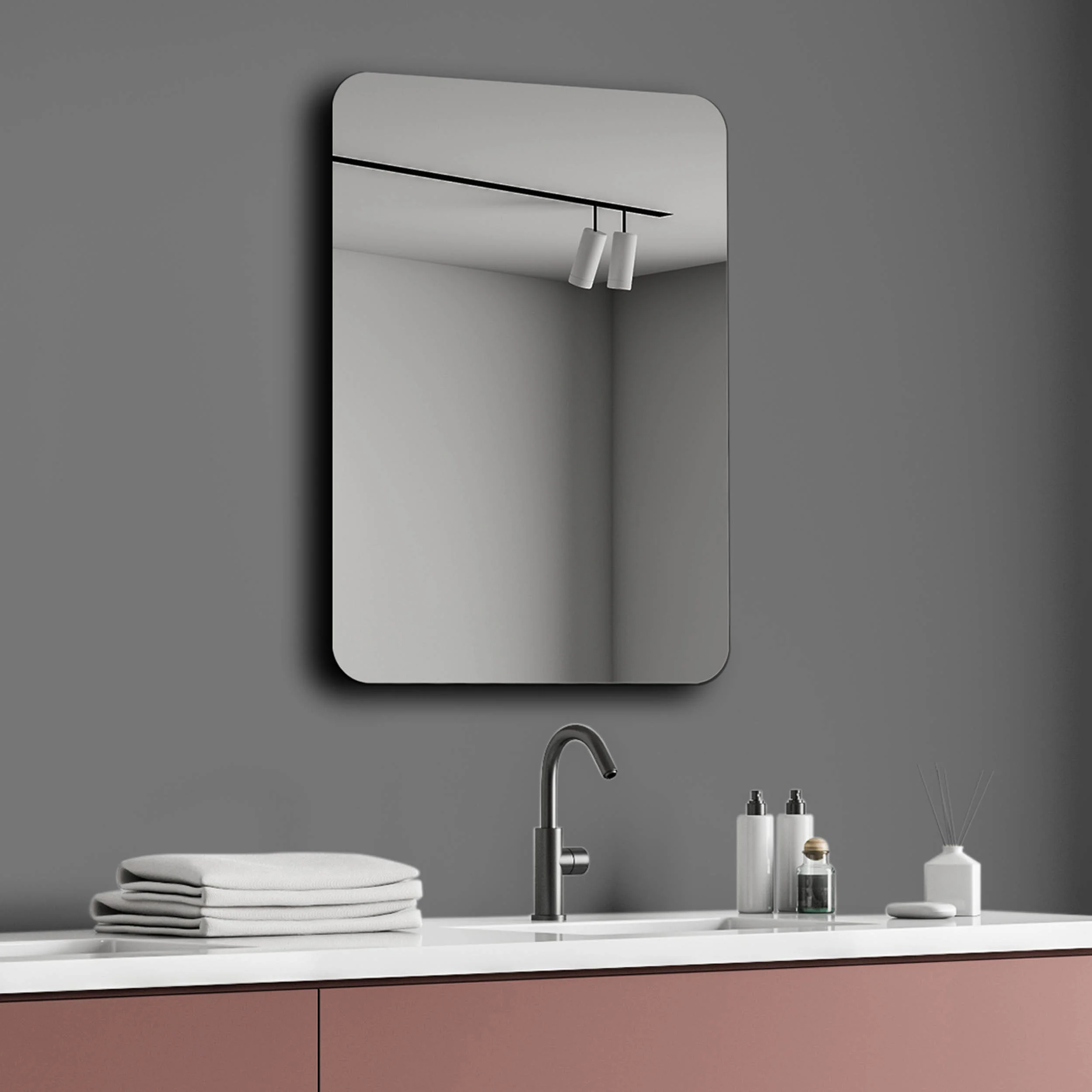 آینه سرویس بهداشتی دلفین مدل R-7060