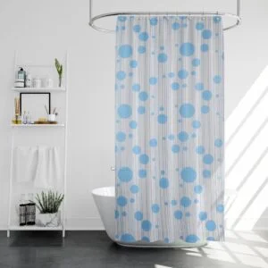 پرده حمام پیسو مدل BZ-17 سایز 180×200 سانتی متر