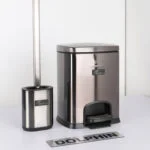 ست سطل زباله و فرچه دلفین مدل EV-5-ltr