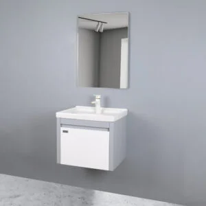 ست کابینت و روشویی دلفین مدل 5040-gr به همراه آینه | طوسی | گارانتی اصالت و سلامت فیزیکی کالا