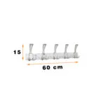 آویز لباس دلفین مدل w-ژیوا-5 | سفید | گارانتی اصالت و سلامت فیزیکی کالا