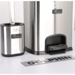 ست سطل زباله و فرچه دلفین مدل EV-5-ltr