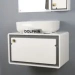 ست کابینت و روشویی دلفین مدل ZND-R12-W به همراه آینه و باکس | سفید | گارانتی اصالت و سلامت فیزیکی کالا