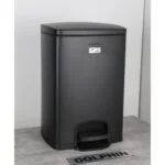 سطل زباله پدالی دلفین مدل Pry-20-ltr-bl | مشکی | گارانتی اصالت و سلامت فیزیکی کالا