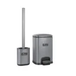 ست سطل و فرچه دلفین مدل EV-3-litr | طوسی | گارانتی اصالت و سلامت فیزیکی کالا