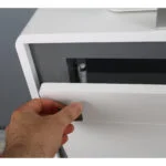 ست کابینت و روشویی دلفین مدل ZND-R12-W به همراه آینه و باکس | سفید | گارانتی اصالت و سلامت فیزیکی کالا