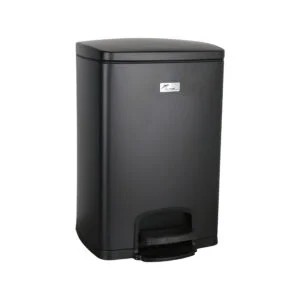 سطل زباله پدالی دلفین مدل Pry-20-ltr-bl | مشکی | گارانتی اصالت و سلامت فیزیکی کالا