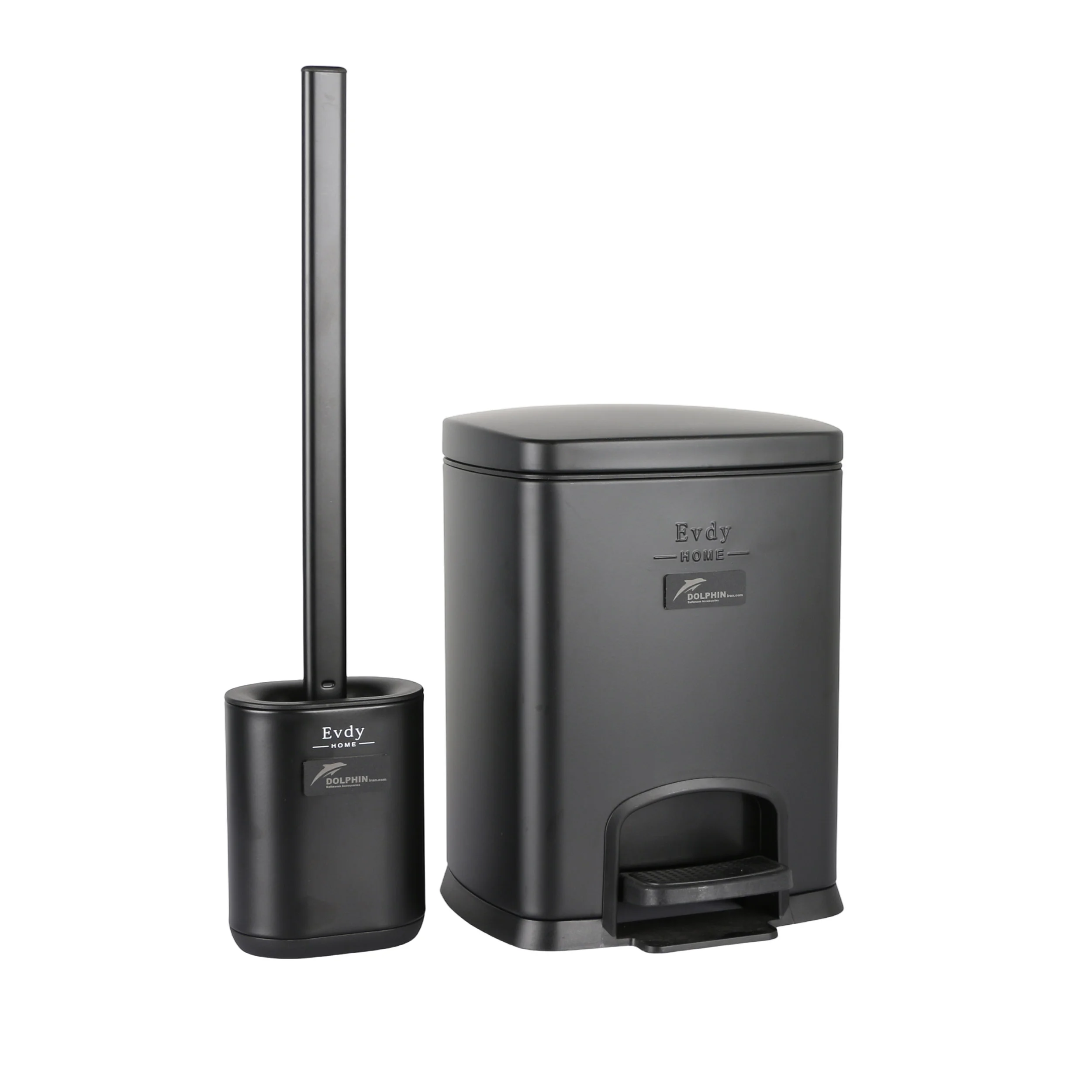 ست سطل زباله و فرچه دلفین مدل EV-5-ltr | کروم مات | گارانتی اصالت و سلامت فیزیکی کالا ست سطل زباله و فرچه دلفین مدل EV-5-ltr | کروم مات | گارانتی اصالت و سلامت فیزیکی کالا