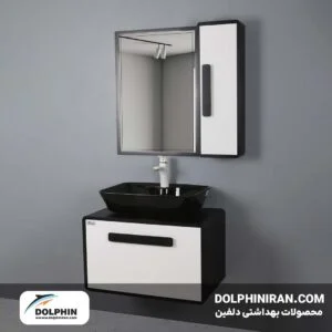 ست کابینت و روشویی دلفین مدل 1129 به همراه آینه و باکس