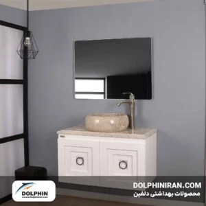 ست کابینت و روشویی دلفین مدل 9097-W به همراه آینه
