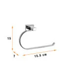 آویز حوله دلفین مدل EST-01-C | کروم | گارانتی اصالت و سلامت فیزیکی کالا