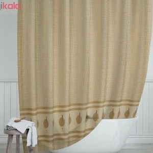 پرده حمام دلفین کد Ev-5030 v3 سایز 200×180 سانتی متر  | کرم | گارانتی اصالت و سلامت فیزیکی کالا