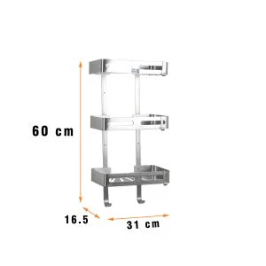 قفسه حمام دلفین مدل FK-V3-w | سفید | گارانتی اصالت و سلامت فیزیکی کالا