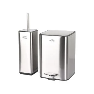 ست سطل و فرچه دلفین مدل 105--5litr | کروم مات | گارانتی اصالت و سلامت فیزیکی کالا