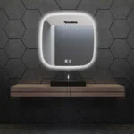 آینه سرویس بهداشتی  دلفین مدل ضدبخار TCH-HT-SQ 61 | مهتابی | گارانتی اصالت و سلامت فیزیکی کالا