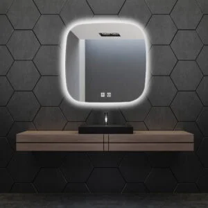 آینه سرویس بهداشتی  دلفین مدل ضدبخار TCH-HT-SQ 61 | مهتابی | گارانتی اصالت و سلامت فیزیکی کالا