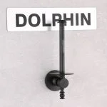 پایه رول دستمال کاغذی دلفین مدل رول کوتاه ایستاده JX-K-BL | مشکی | گارانتی اصالت و سلامت فیزیکی کالا