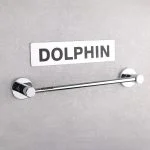 آویز حوله دلفین مدل Rdndo-L40-C | کروم | گارانتی اصالت و سلامت فیزیکی کالا