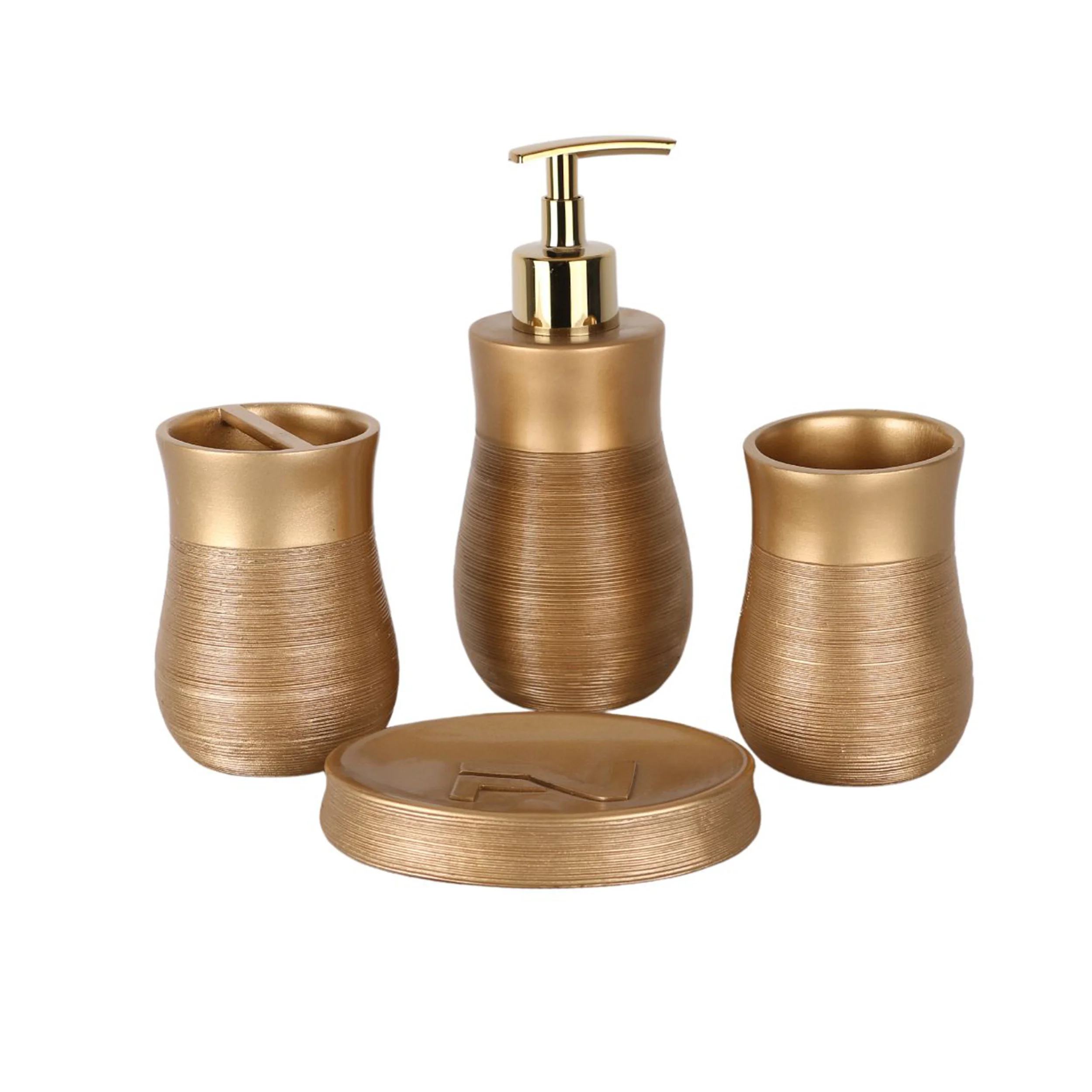 ست سرویس بهداشتی 4 پارچه دلفین مدل 004-G | طلایی | گارانتی اصالت و سلامت فیزیکی کالا ست سرویس بهداشتی 4 پارچه دلفین مدل 004-G | طلایی | گارانتی اصالت و سلامت فیزیکی کالا