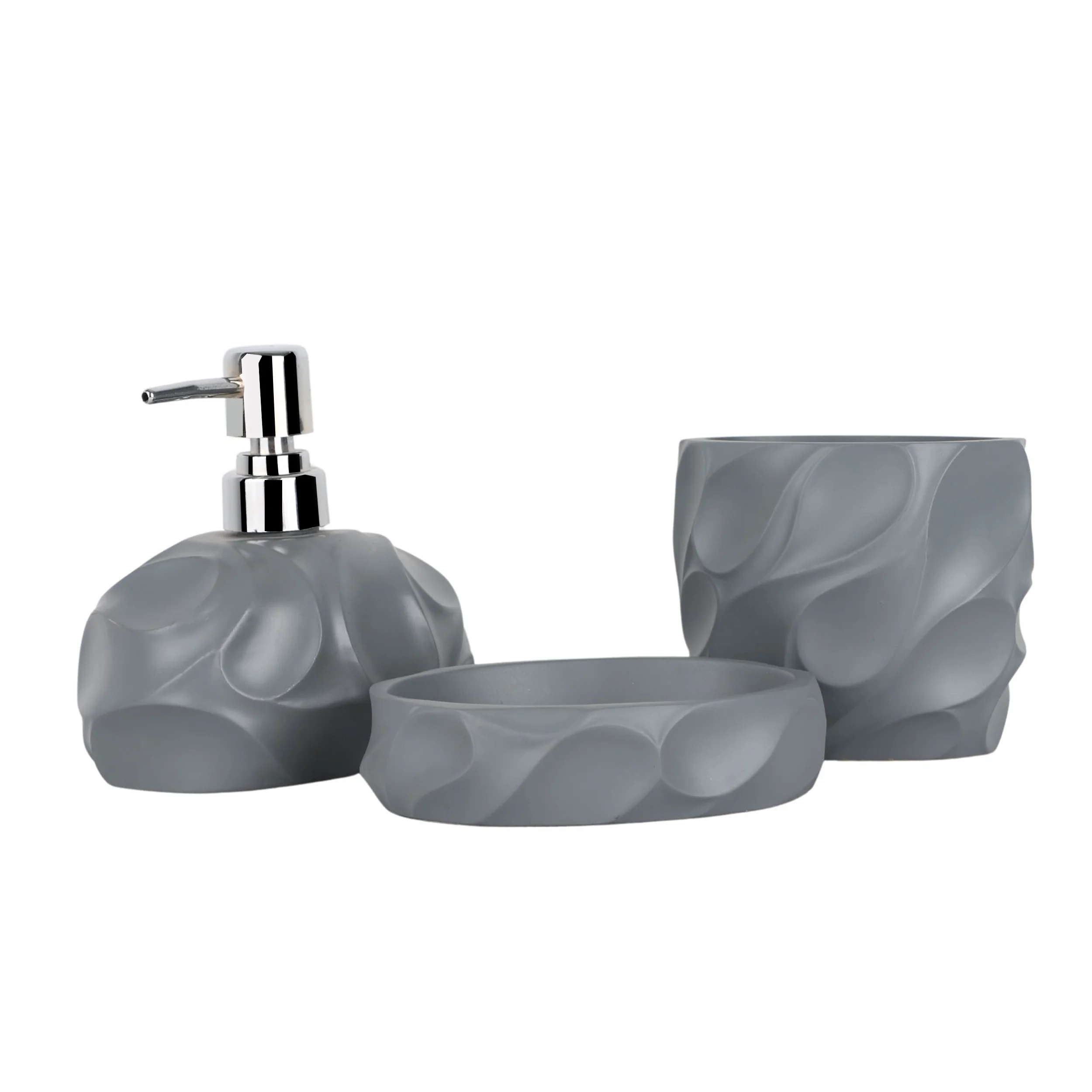 ست سرویس بهداشتی 3 پارچه دلفین مدل 006-Gr | طوسی | گارانتی اصالت و سلامت فیزیکی کالا ست سرویس بهداشتی 3 پارچه دلفین مدل 006-Gr | طوسی | گارانتی اصالت و سلامت فیزیکی کالا