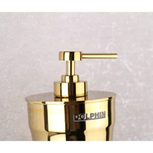 پمپ مایع دستشویی دلفین مدل Shelvy-G | طلایی | گارانتی اصالت و سلامت فیزیکی کالا