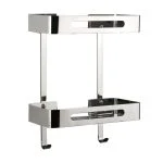 قفسه حمام دلفین مدل KH-V-2-C | کروم | گارانتی اصالت و سلامت فیزیکی کالا