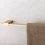 آویز حوله دلفین مدل RCT-L49-Gss | طلایی مات | گارانتی اصالت و سلامت فیزیکی کالا