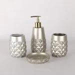 ست سرویس بهداشتی 4 پارچه دلفین مدل 002-Bj | بژ | گارانتی اصالت و سلامت فیزیکی کالا