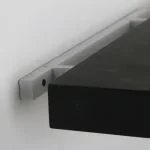 شلف دیواری دلفین مدل Est-Pvc-50-BL | مشکی | گارانتی اصالت و سلامت فیزیکی کالا