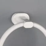 آویز حوله دلفین مدل حلقه ای کد 66-W | سفید | گارانتی اصالت و سلامت فیزیکی کالا