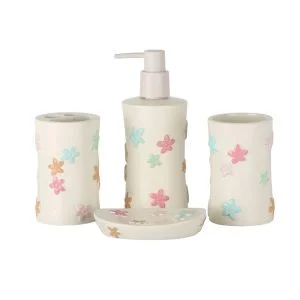 ست سرویس بهداشتی 4 پارچه دلفین مدل 003-Cr | کرم | گارانتی اصالت و سلامت فیزیکی کالا