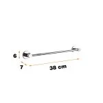 آویز حوله دلفین مدل Rdndo-L40-C | کروم | گارانتی اصالت و سلامت فیزیکی کالا