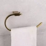 آویز حوله دلفین مدل Rct-G-Gss | طلایی مات | گارانتی اصالت و سلامت فیزیکی کالا