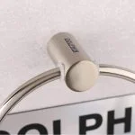 آویز حوله دلفین مدل SS-7230 | کروم مات | گارانتی اصالت و سلامت فیزیکی کالا