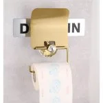 پایه رول دستمال کاغذی دلفین مدل Shelvy-G | طلایی | گارانتی اصالت و سلامت فیزیکی کالا