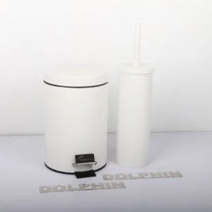 ست سطل زباله و فرچه دلفین مدل Pry-2617