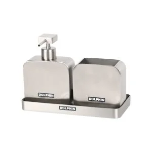 ست سرویس بهداشتی 3 تکه دلفین مدل Kh-172-173 | مشکی | گارانتی اصالت و سلامت فیزیکی کالا