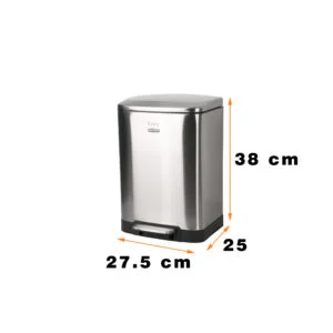 سطل زباله دلفین مدل Ev-232-12litr