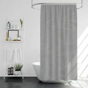 پرده حمام پیسو مدل BZ-65 سایز 180×200 سانتی متر | طوسی | گارانتی اصالت و سلامت فیزیکی کالا