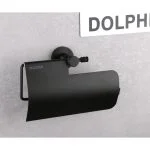 پایه رول دستمال کاغذی دلفین مدل JX-rolcover-L-BL | مشکی | گارانتی اصالت و سلامت فیزیکی کالا