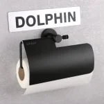 پایه رول دستمال کاغذی دلفین مدل JX-rolcover-L-BL | مشکی | گارانتی اصالت و سلامت فیزیکی کالا