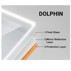 ست کابینت و روشویی دلفین مدل R24-gr به همراه آینه و باکس