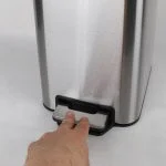 سطل زباله پدالی دلفین کد Ev-7708 گنجایش 20 لیتر | کروم مات | گارانتی اصالت و سلامت فیزیکی کالا