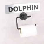 پایه رول دستمال کاغذی دلفین مدل بدون درب کد JX-BL | مشکی | گارانتی اصالت و سلامت فیزیکی کالا