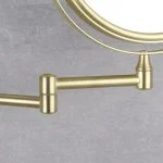 آینه دلفین مدل Mkp-002-Gss | طلایی مات | گارانتی اصالت و سلامت فیزیکی کالا