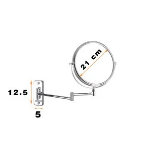 آینه سرویس بهداشتی دلفین مدل Mkp-001-C | کروم | گارانتی اصالت و سلامت فیزیکی کالا