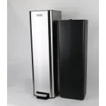 سطل زباله پدالی دلفین کد Ev-7708 گنجایش 20 لیتر | کروم مات | گارانتی اصالت و سلامت فیزیکی کالا