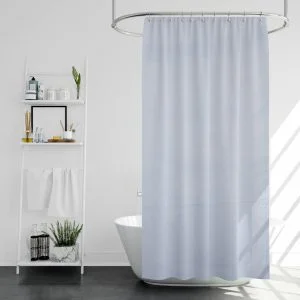 پرده حمام پیسو مدل BZ-70 سایز 180x200 سانتی متر | آبی | گارانتی اصالت و سلامت فیزیکی کالا