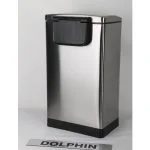 سطل زباله پدالی دلفین مدل Ev-250-30 | استیل | گارانتی اصالت و سلامت فیزیکی کالا