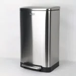 سطل زباله پدالی دلفین مدل Ev-250-30 | مشکی | گارانتی اصالت و سلامت فیزیکی کالا